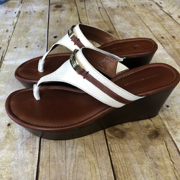 Tommy Hilfiger Siesta White Platform Sandal 10 - Picture 4 of 8